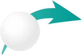 高い弧線を描く