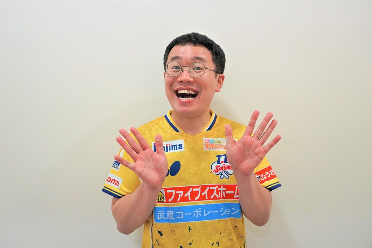 卓球 Tリーグ　パーマ大佐がT.T彩たまホームマッチMCに