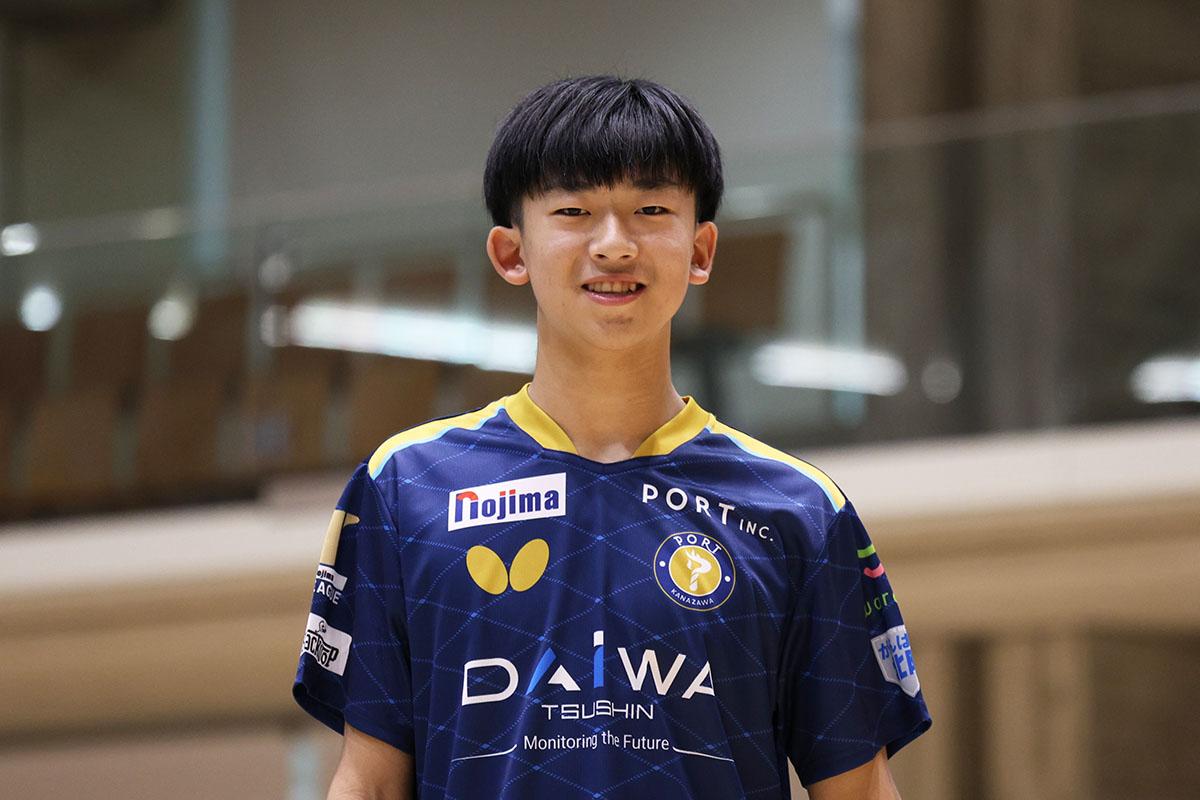 卓球 金沢ポートが吉田蒼と契約合意