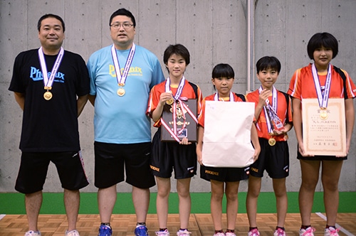 昨年の悔しさをバネにフェニックス卓球クラブが初優勝！