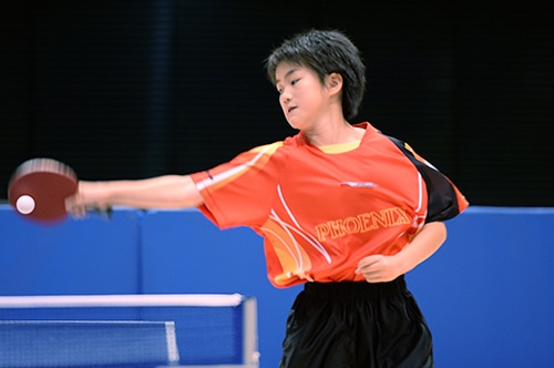 5年生エースの大藤は充実のプレーで全勝