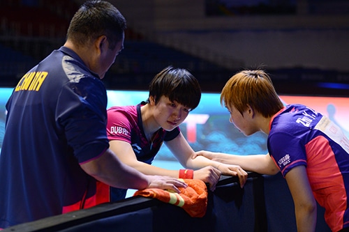 第22回アジア選手権大会7日目⑤　～女子シングルス決勝で陳夢が途中棄権。朱雨玲が優勝～