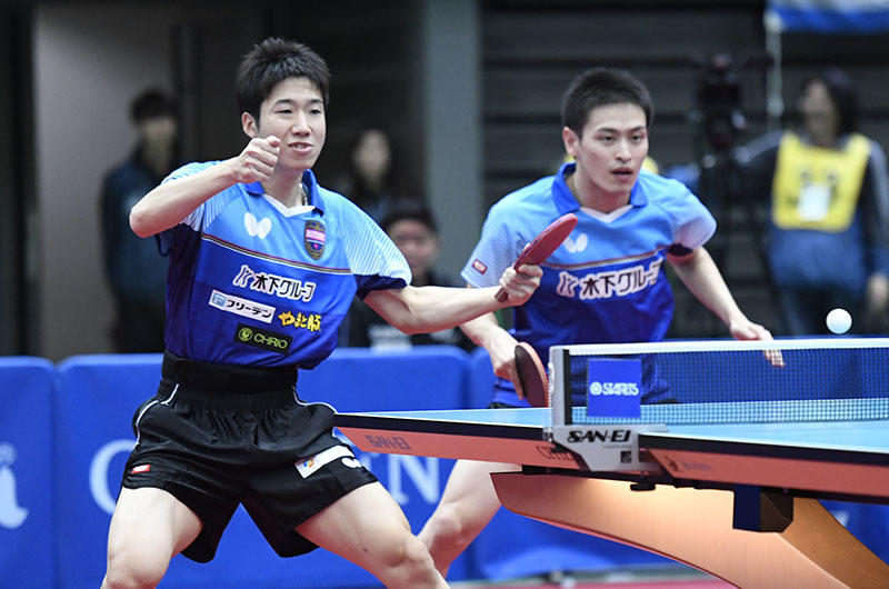 全日本卓球2019 男女ダブルス4回戦の結果