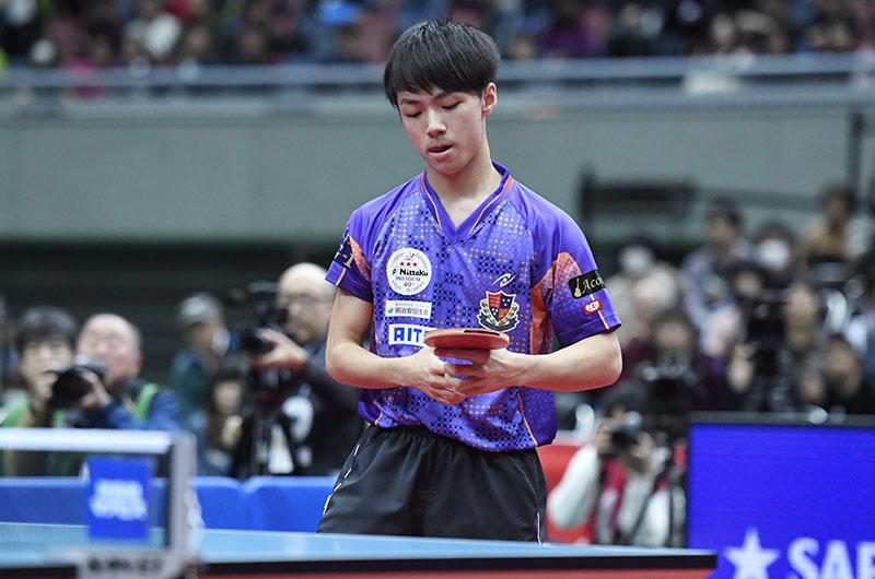 男子シングルス3位 木造勇人「2019年は勝負の年。全日本でいいスタートが切れた」
