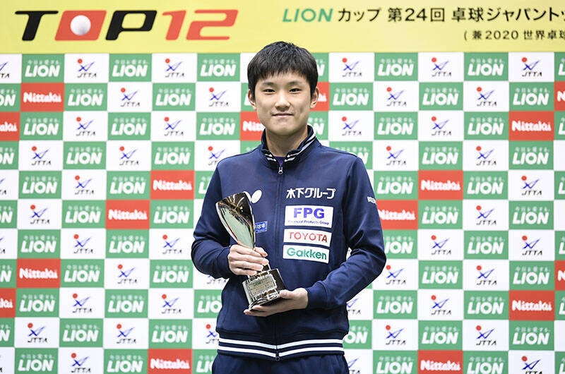 ジャパントップ12　～男子は、張本智和が地元・仙台で2連覇！～