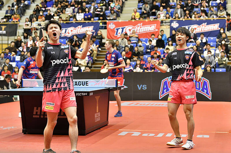 Tリーグ男子 12月4日までの結果　琉球アスティーダが首位に