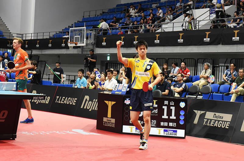 Tリーグ男子 8月31日までの結果