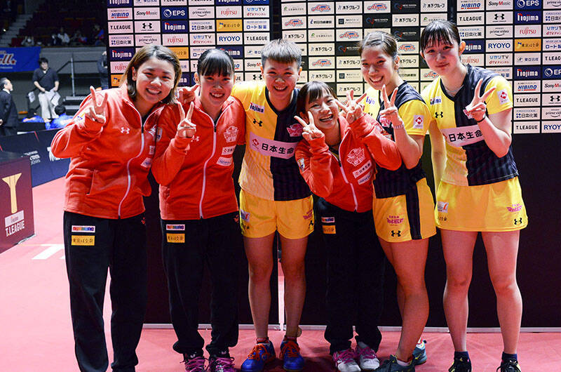 Tリーグ女子 11月24日までの結果　日本生命が首位に