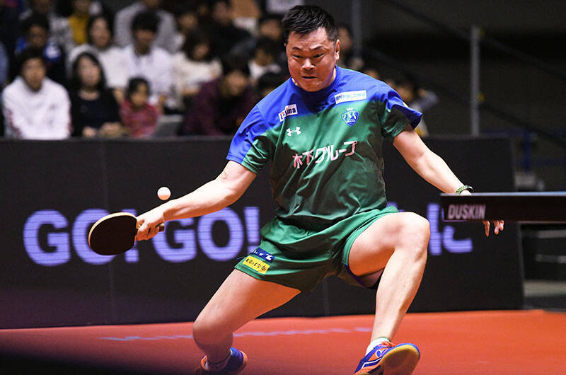 Tリーグ男子　侯英超が個人順位1位（11月24日終了時点）