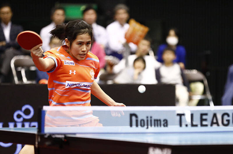 Tリーグ女子　サウェッタブートが個人順位1位（11月24日終了時点）