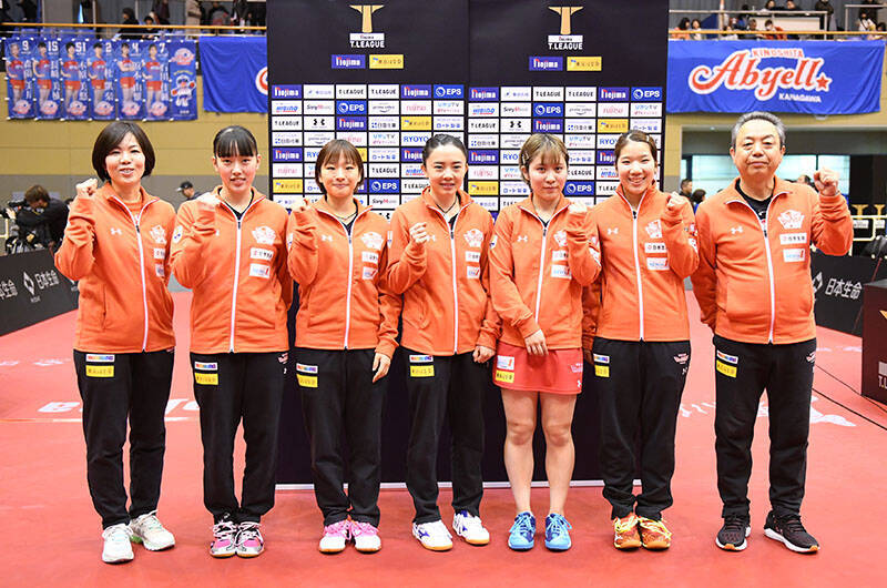 Tリーグ女子 1月26日までの結果　日本生命が首位をキープ