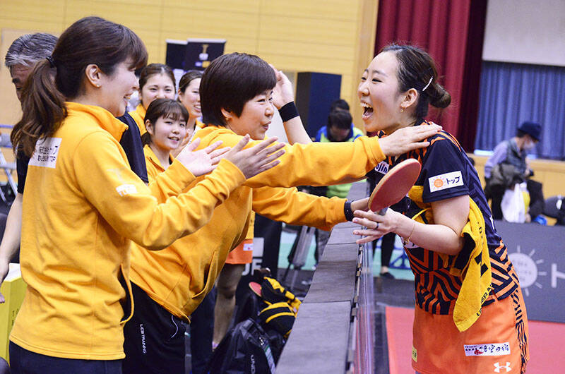 Tリーグ女子 2月2日までの結果