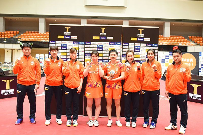 卓球 Tリーグ女子 2020年12月25日までの結果