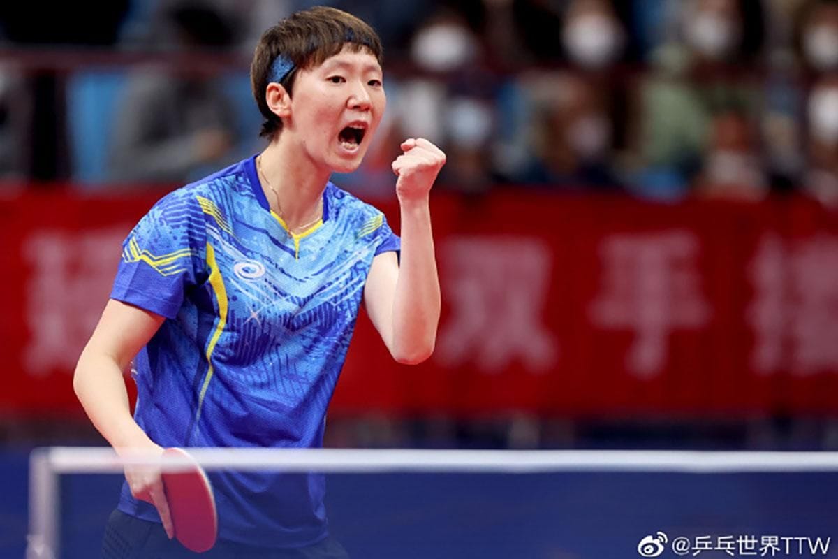 卓球　第14回全中国運動大会　女子シングルスは王曼昱が優勝