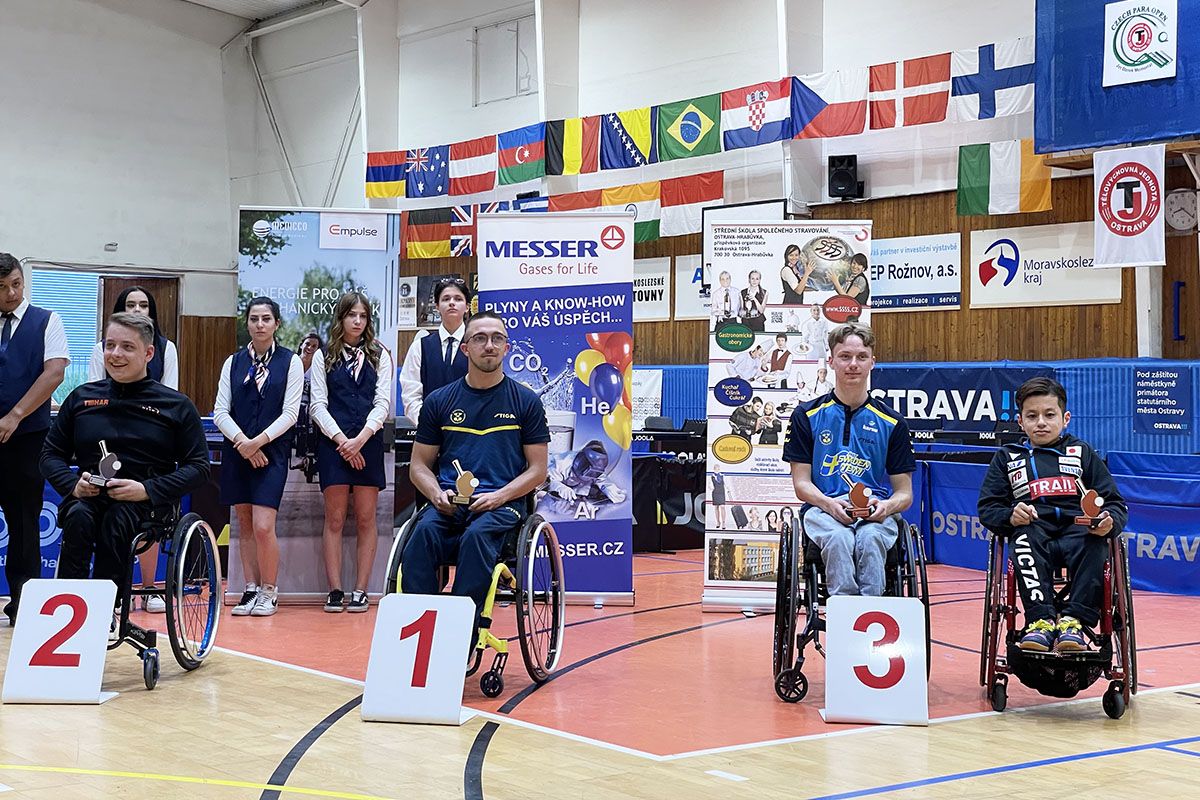 パラ卓球 チェコオープン　男子シングルスの結果