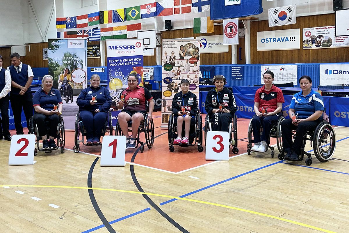 パラ卓球 チェコオープン　ダブルスの結果