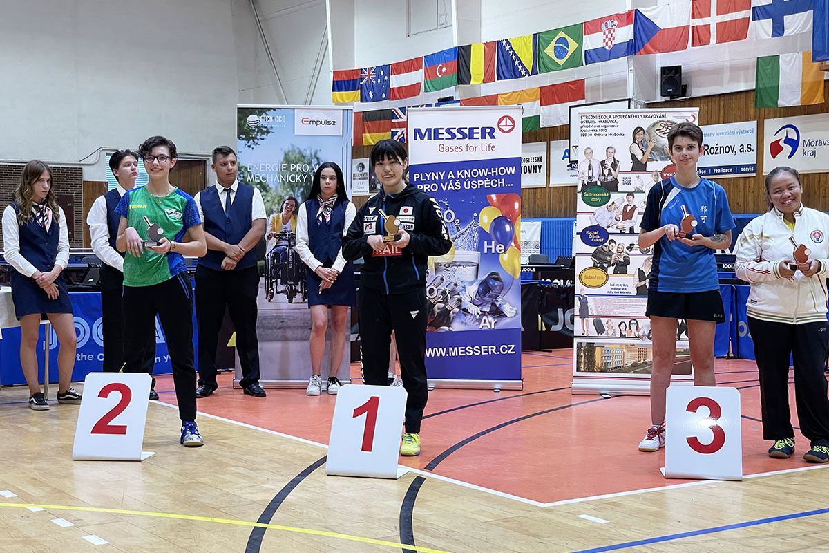 パラ卓球 チェコオープン　女子シングルスの結果