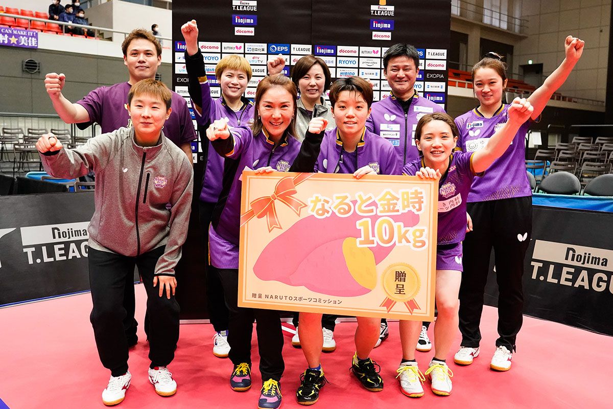 卓球 Tリーグ女子 2022年12月18日までの結果