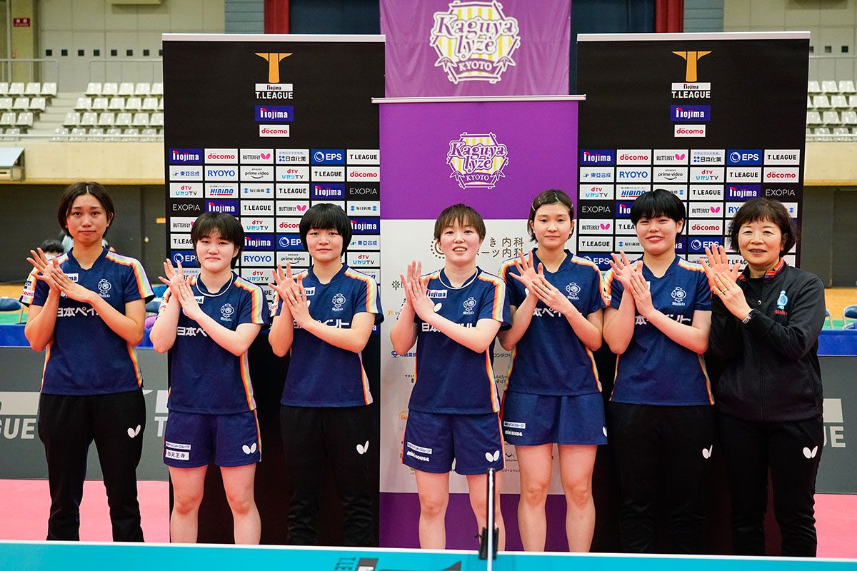 卓球 Tリーグ女子 2022年12月25日までの結果