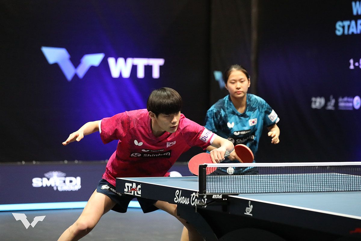 卓球 WTTユーススターコンテンダー チュニス　混合ダブルスの結果