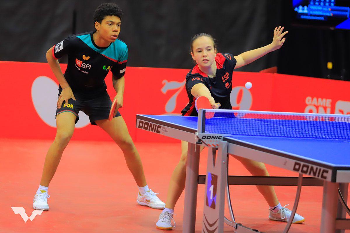 卓球 WTTユースコンテンダー ヴィラ レアル　混合ダブルスの結果