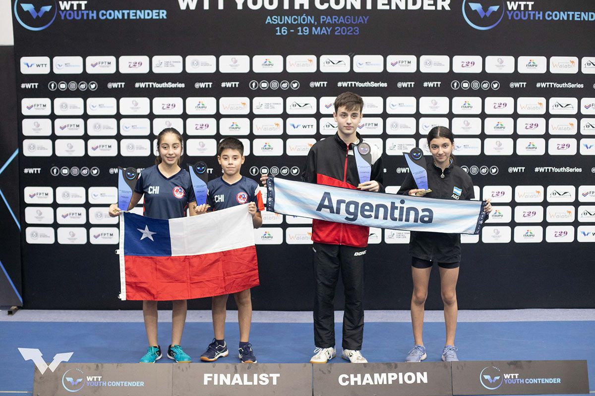 卓球 WTTユースコンテンダー アスンシオン　混合ダブルスの結果