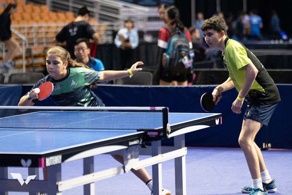 卓球 WTTユースコンテンダー チャールストン　混合ダブルスの結果