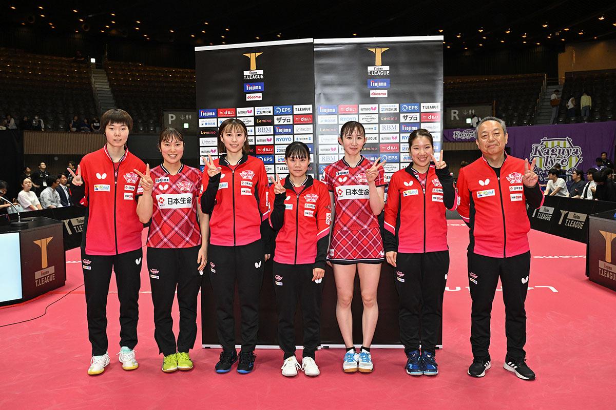 卓球 Tリーグ女子 2023年8月30日までの結果