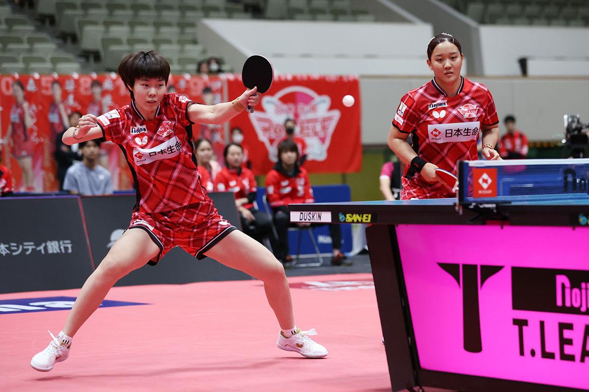 卓球 Tリーグ女子 2023年10月21日までの結果