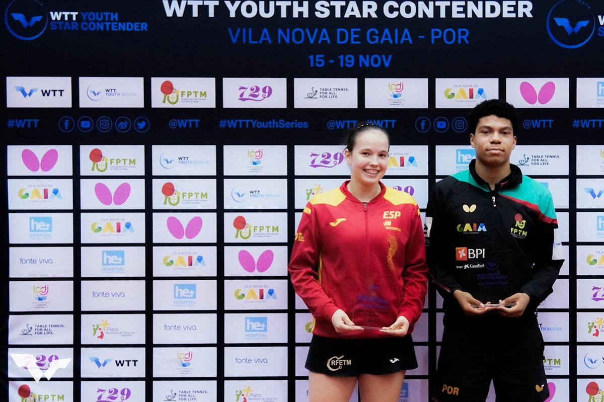 卓球 WTTユーススターコンテンダー ヴィラ・ノヴァ・デ・ガイア　混合ダブルスの結果