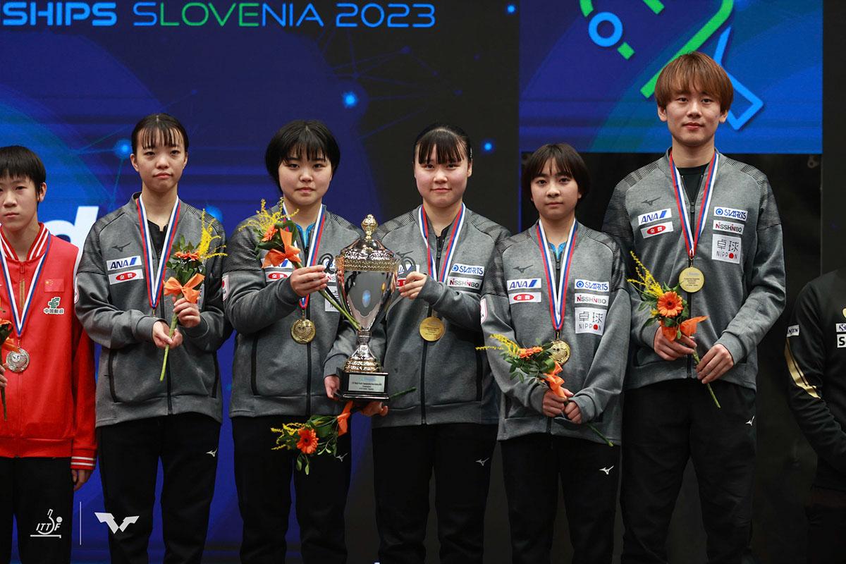 2023年世界ユース卓球選手権大会　U15女子団体の結果
