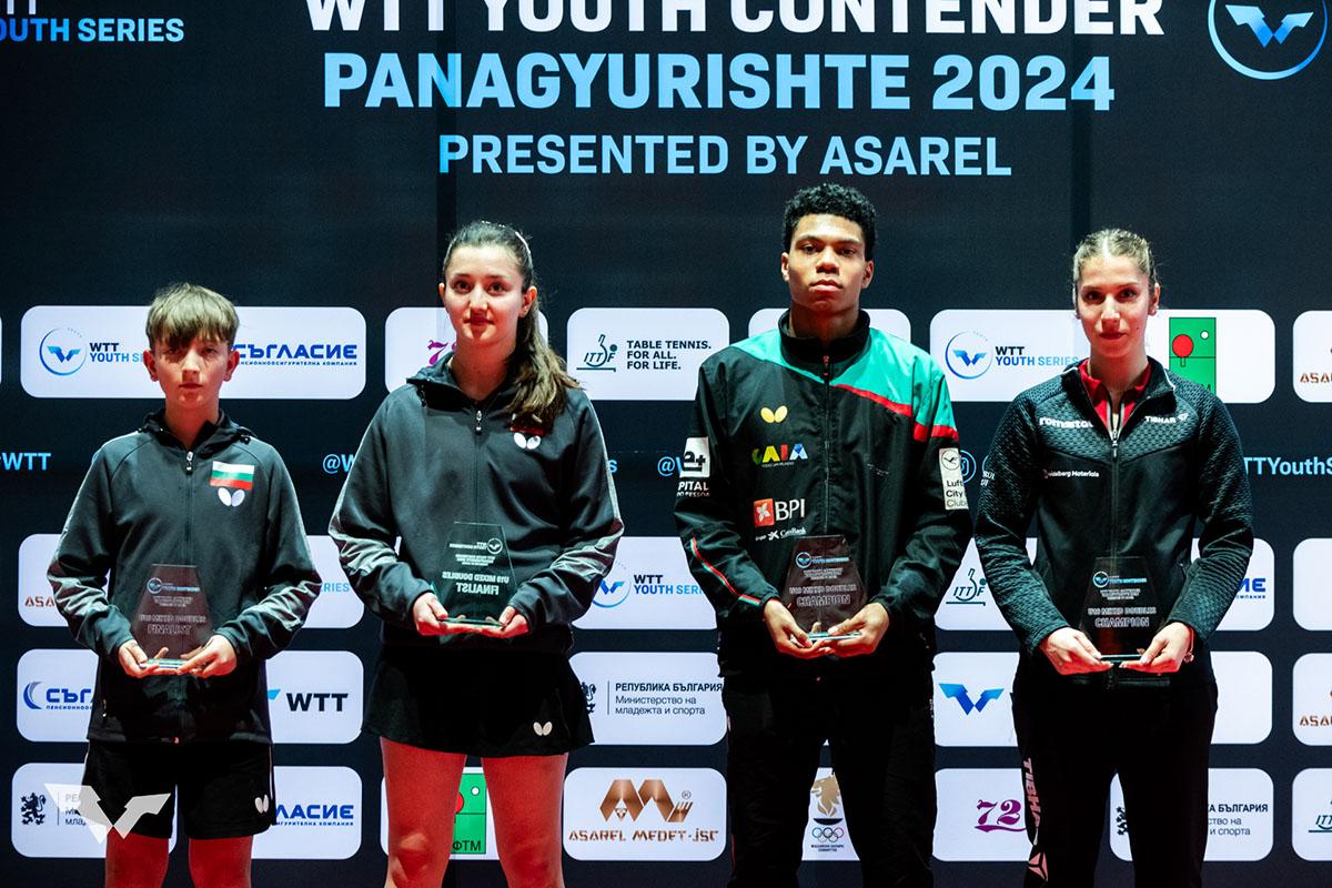 卓球 WTTユースコンテンダー パナギュリシテ　混合ダブルスの結果