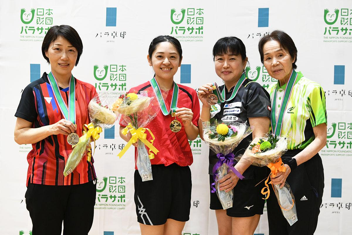 第44回全日本オープンパラ卓球選手権大会　立位の部 女子の結果