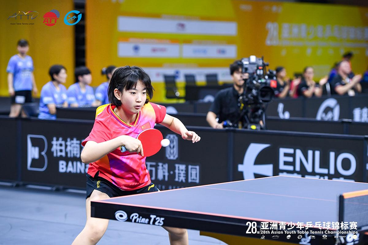 卓球 第28回アジアユース選手権大会　U15女子団体の結果