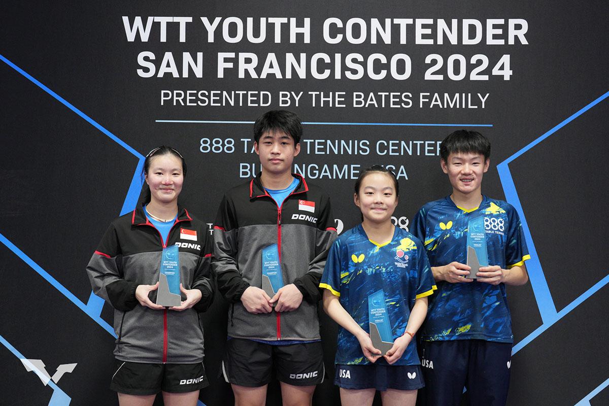 卓球 WTTユースコンテンダー サンフランシスコ2　混合ダブルスの結果