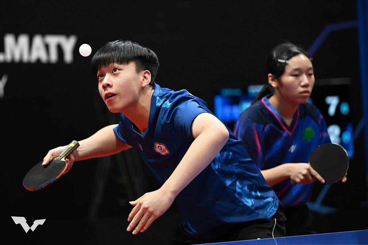 卓球 WTTユースコンテンダー アルマトイ　混合ダブルスの結果