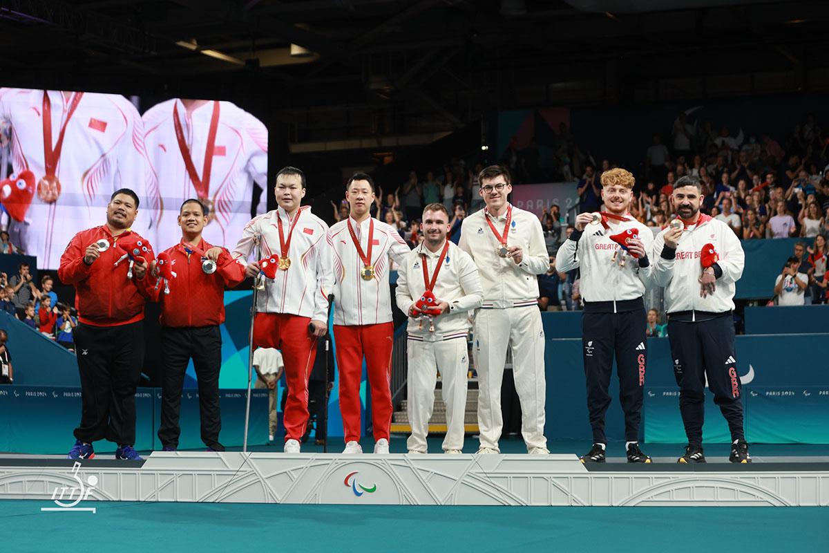 卓球 パリパラリンピック　男子ダブルス（クラスMD14）の結果