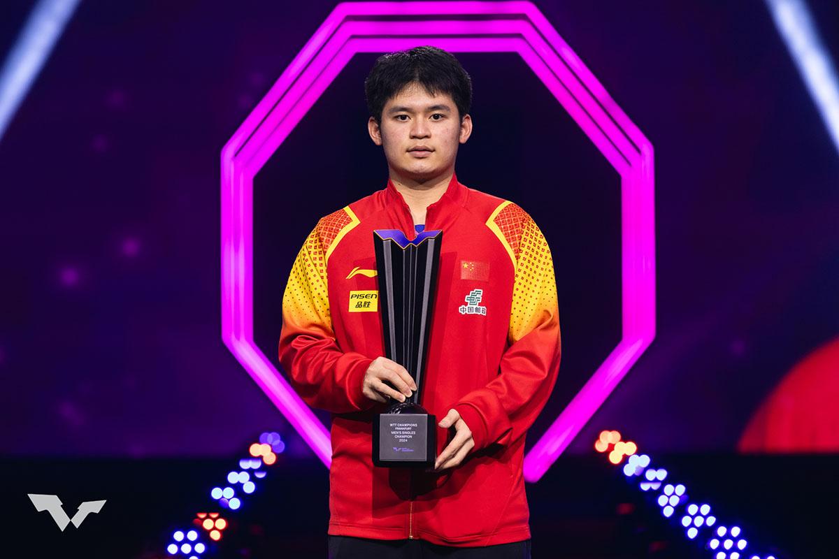 卓球 WTTチャンピオンズ フランクフルト　男子シングルスは林詩棟が優勝