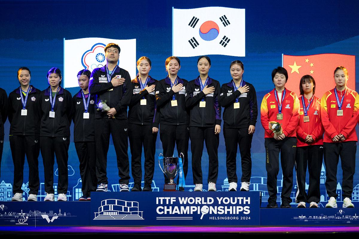 2024年世界ユース卓球選手権大会　U19女子団体の結果