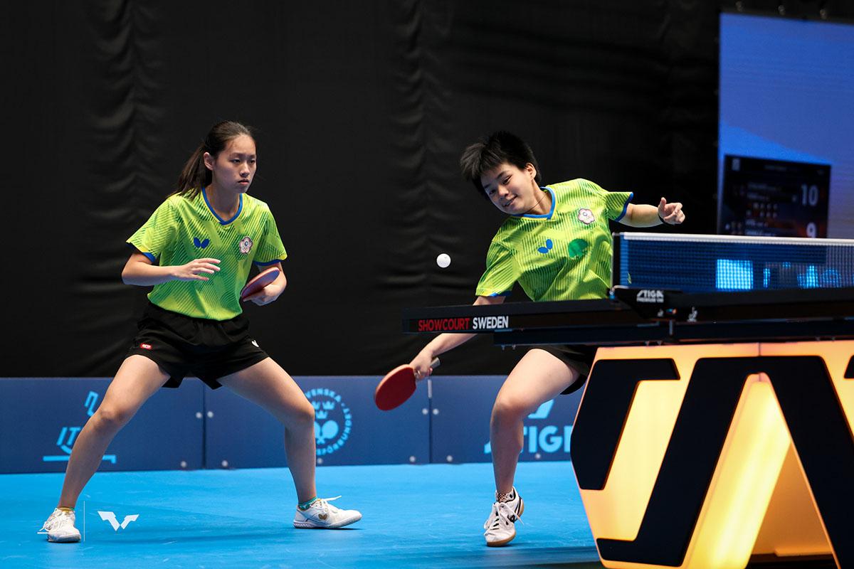 2024年世界ユース卓球選手権大会　U15女子ダブルスの結果