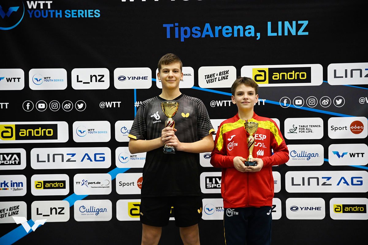 卓球 WTTユースコンテンダー リンツ　男子の結果