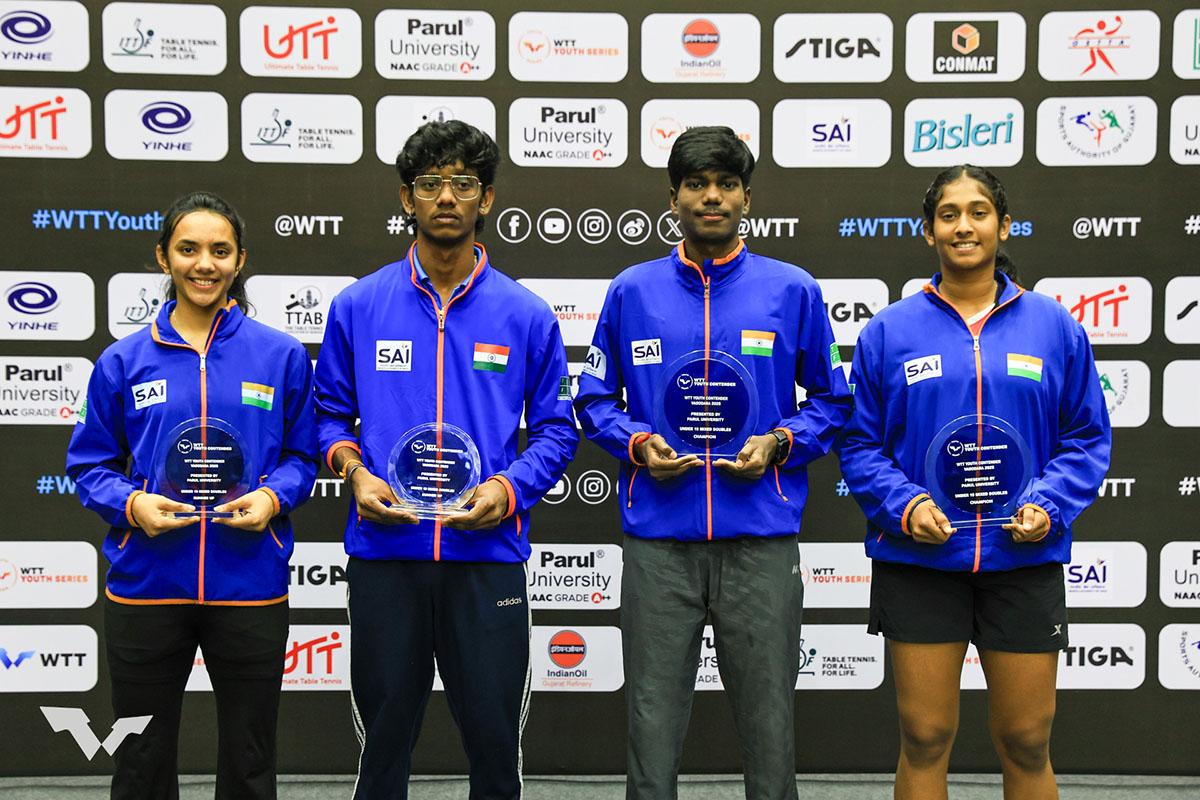 卓球 WTTユースコンテンダー ヴァドーダラー　混合ダブルスの結果