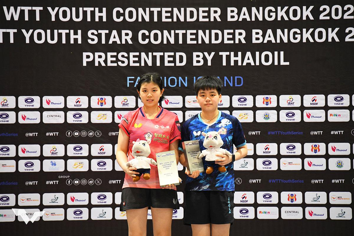 卓球 WTTユーススターコンテンダー バンコク　女子の結果