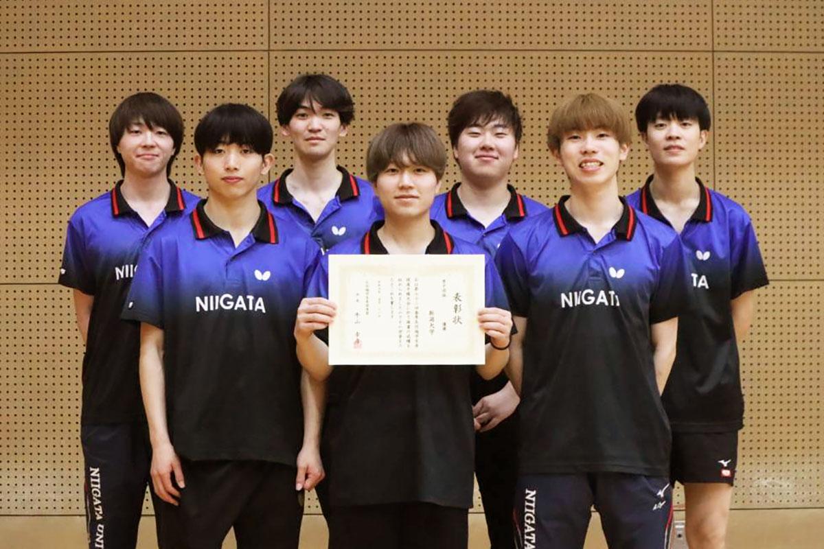 各地の大会結果　第72回春季北信越学生卓球選手権大会