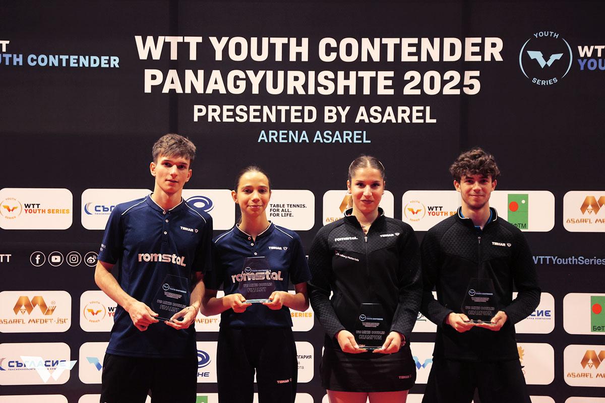 卓球 WTTユースコンテンダー パナギュリシテ　混合ダブルスの結果