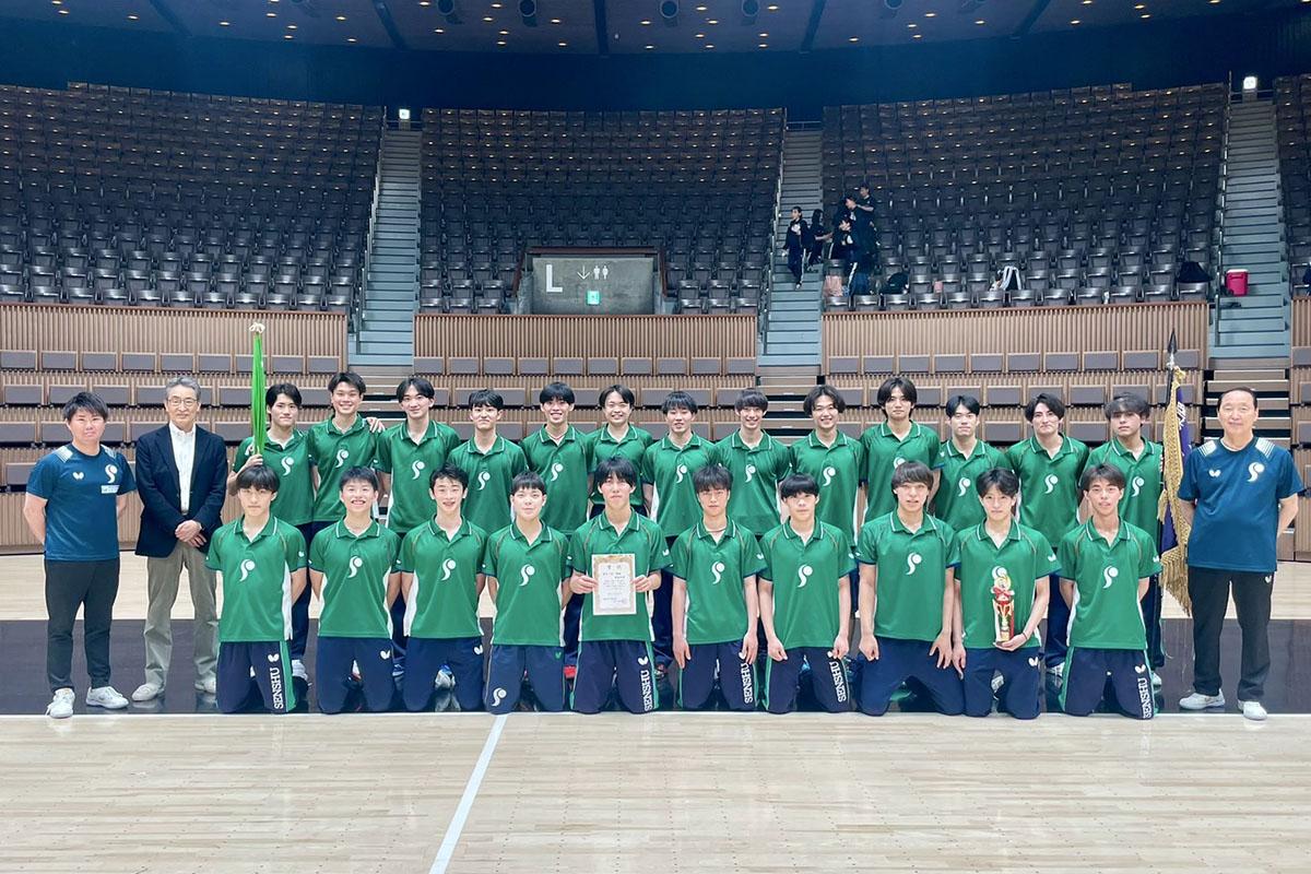 2025年春季関東学生卓球リーグ戦　男子1部は専修大が2シーズンぶりの優勝