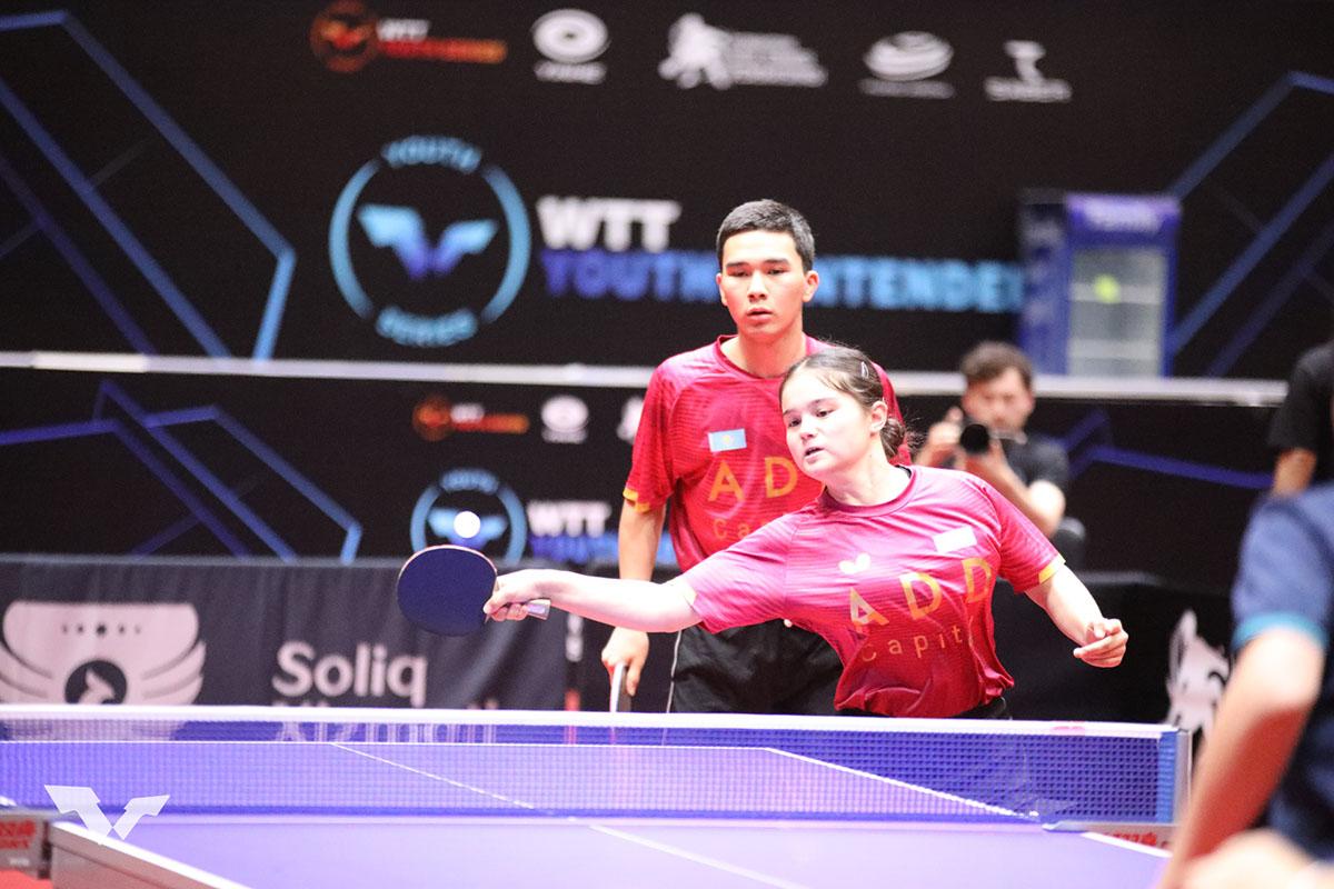 卓球 WTTユースコンテンダー タシケント　混合ダブルスの結果