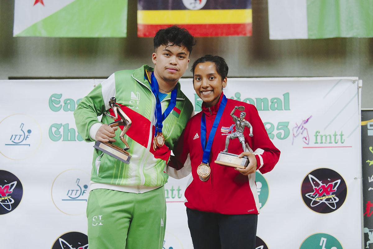 卓球 東アフリカ地域選手権大会2025　結果