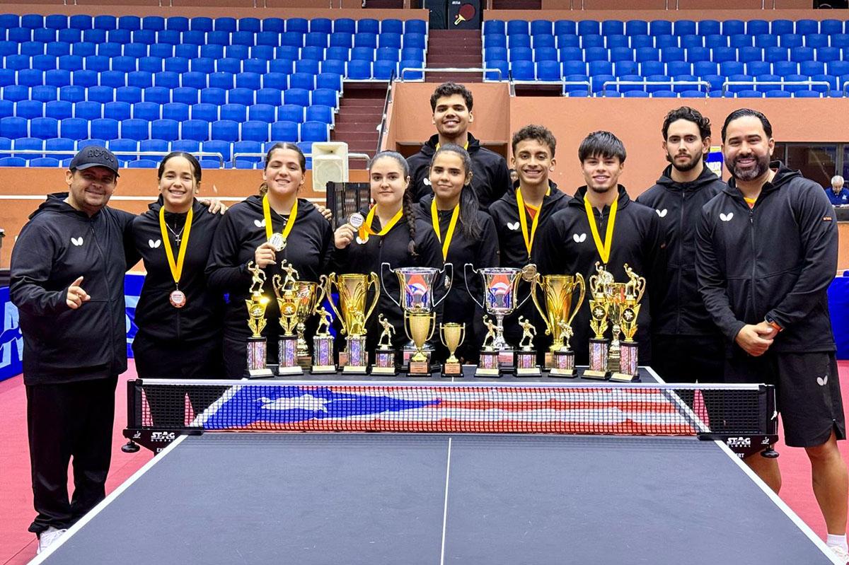 卓球 カリブ海地域選手権大会2025　プエルトリコが6種目で優勝