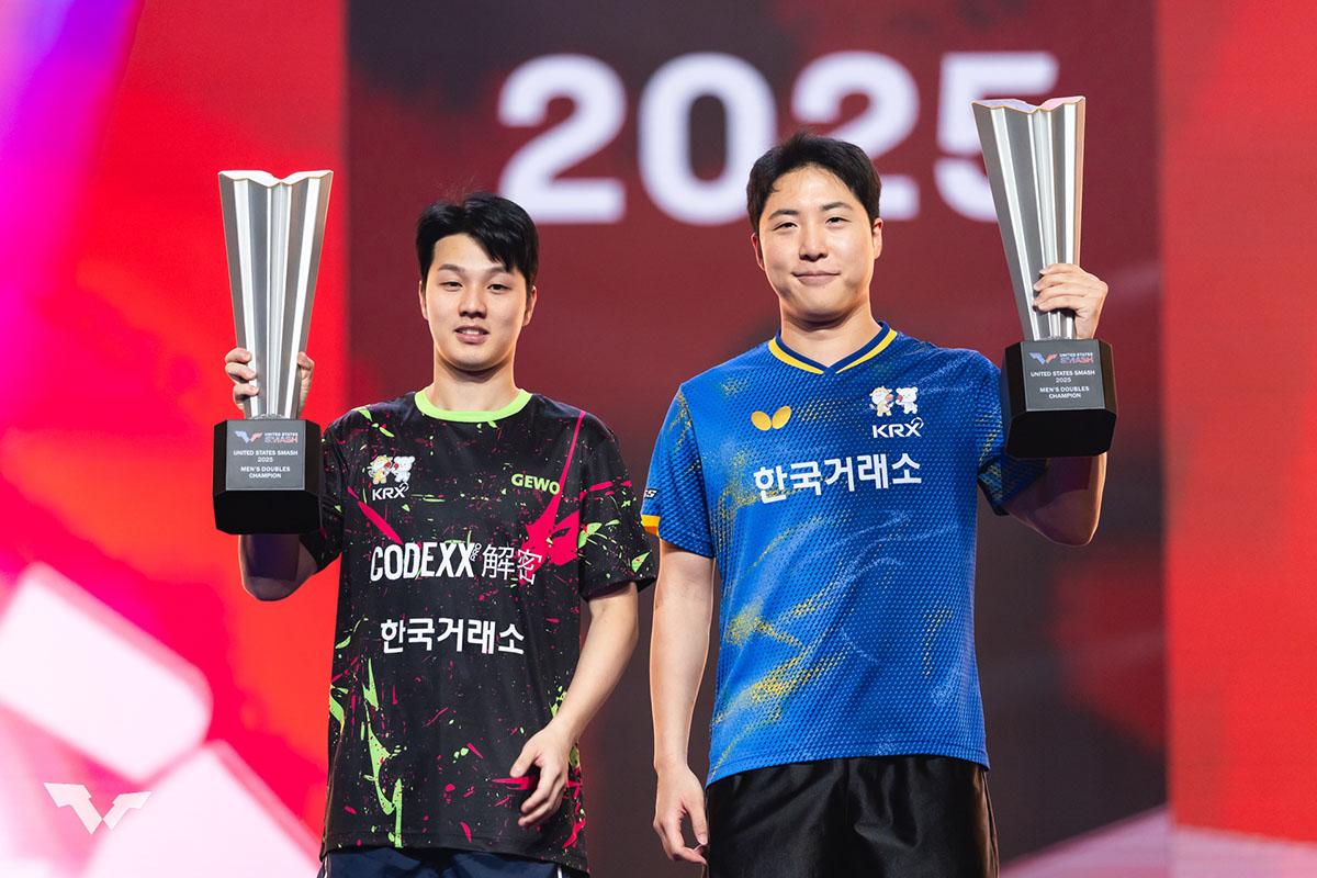 卓球 USスマッシュ2025　男子ダブルスは安宰賢／林鐘勳が優勝